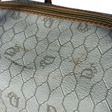 Christian Dior Vintage Honeycomb Zip Tote