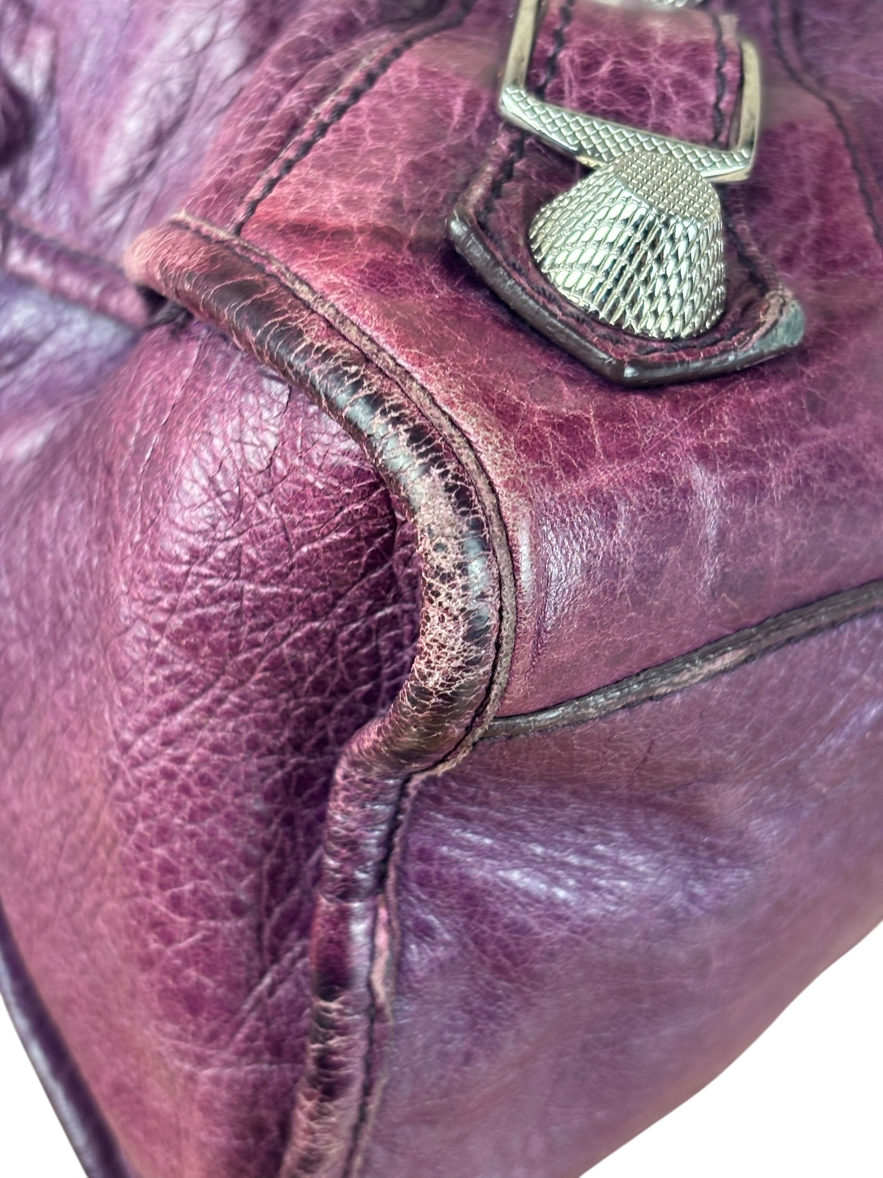 Balenciaga Purple City Bag