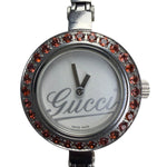 Gucci 105 YA105534 Bangle Garnet Bezel