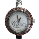 Gucci 105 YA105534 Bangle Garnet Bezel