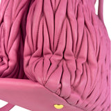 Miu Miu Pink Nappa Leather 2Way Tote Bag
