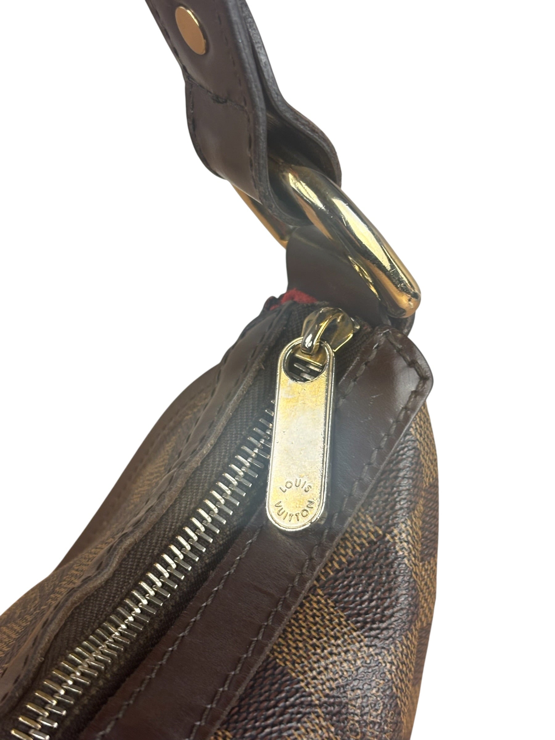 Louis Vuitton Coated Canvas Damier Ebene Highbury Shoulder Bag