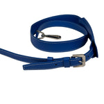 Goyard Blue Leather Goyardine Coated Canvas Shoulder Bag