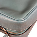 Coach Teal Blue Ellis Boxy Cosmetic Pouch