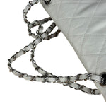 Chanel Bicolor Medium Leather Flap Bag Beige '08