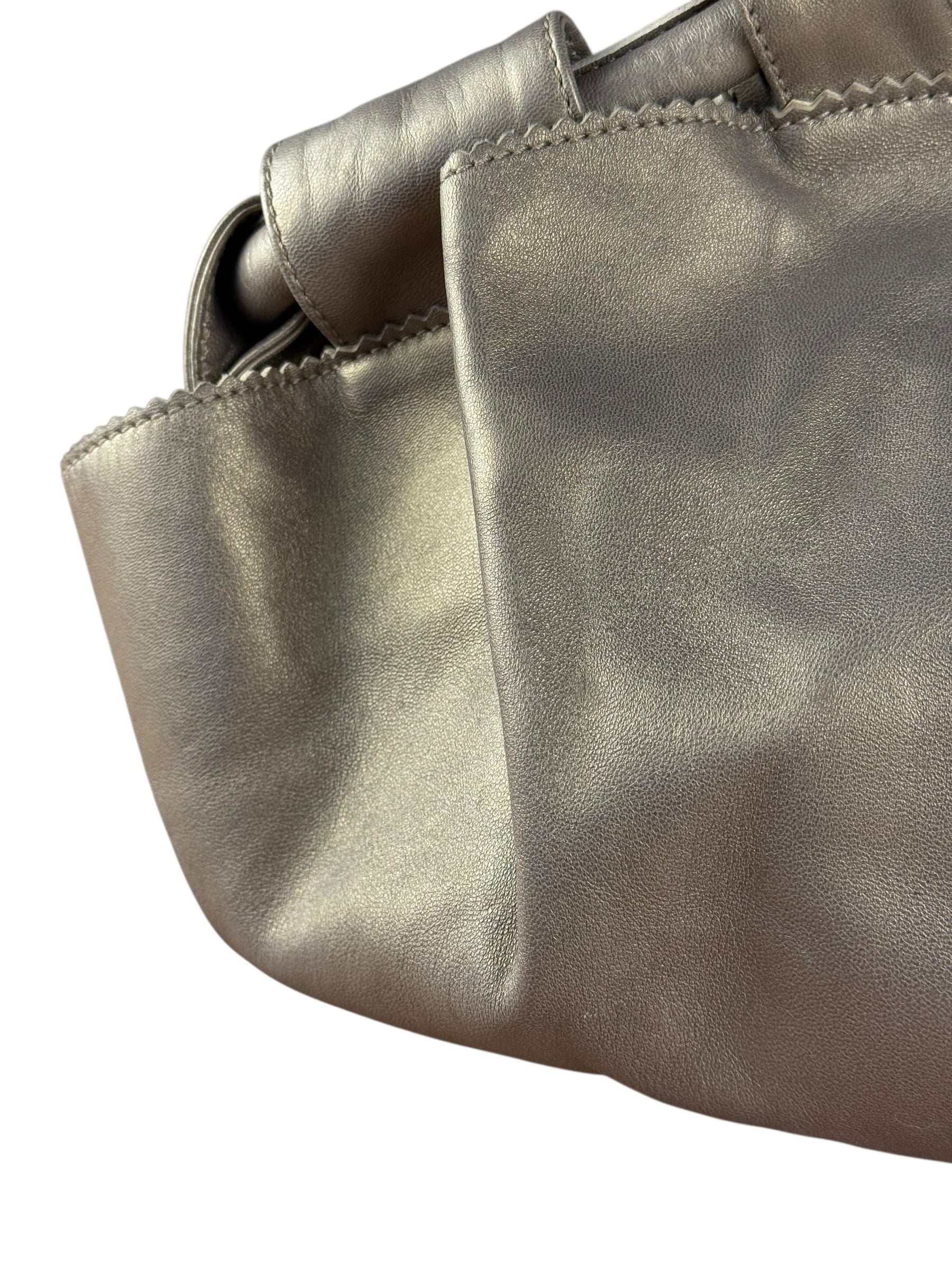 Loewe Metallic Gold Nappa Aire Leather Handbag