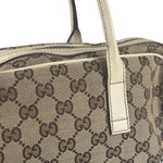 Gucci GG Beige Ivory Leather Shoulder Bag