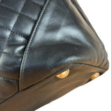 Chanel Black Leather Cambon Ligne Tote 2003