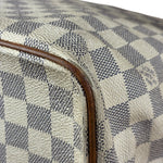Louis Vuitton Vintage Monogram Damier Azur Saleya Shoulder Tote Bag