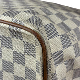 Louis Vuitton Vintage Monogram Damier Azur Saleya Shoulder Tote Bag