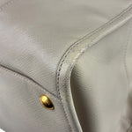 Prada Saffiano Lux Leather Grey 2Way Shopping Bag