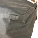 Fendi Black Leather Trim Mamma Baguette