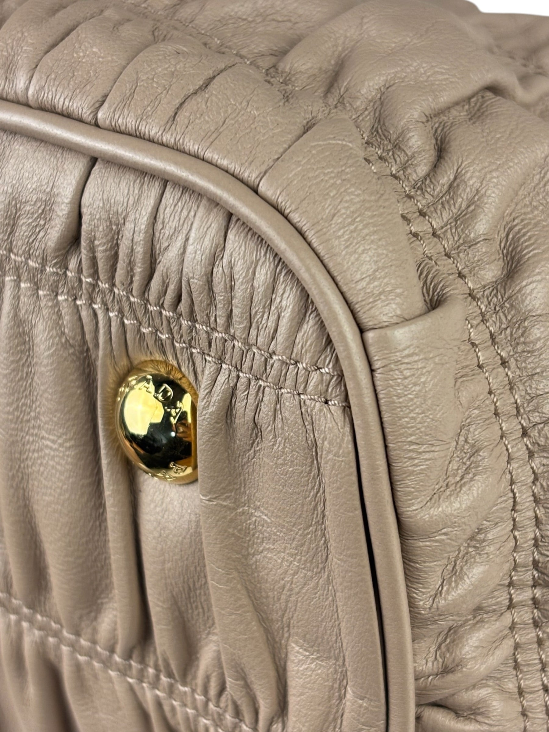 Prada Blush Pink  Gaufre Nappa Leather Two-Way Bag