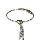 Miu Miu Crystal Jewel Fringe Choker
