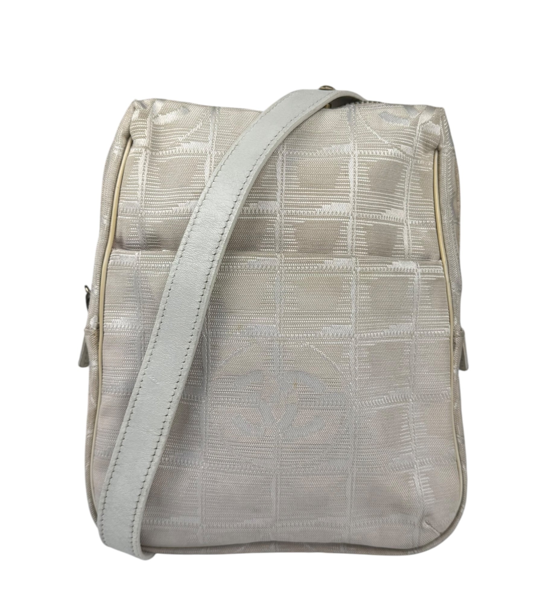 Chanel Beige CC Vintage Travel Line Crossbody