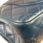 Chanel Blue Reissue 225 Double Flap Bag 1991