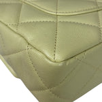 Chanel Yellow Caviar Leather Mini Flap Bag