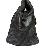 Fendi Black Leather Etniko Du Jour Shoulder Bag