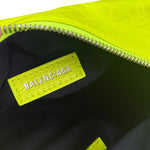 Balenciaga Fluo Yellow Leather Super Busy XS Sling Bag
