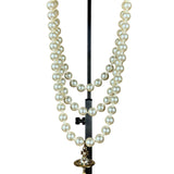 Vivienne Westwood Three Row Pearl Drop Choker