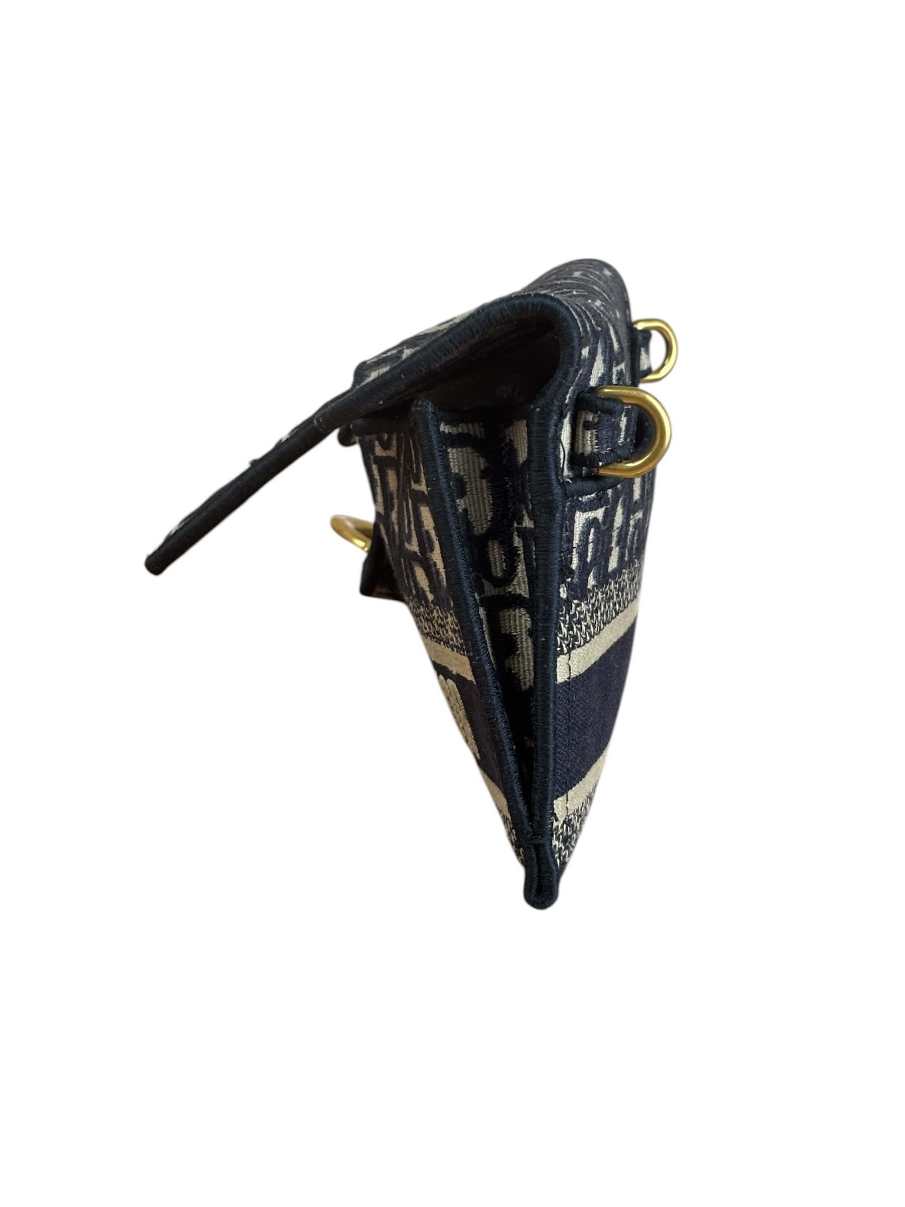 Christian Dior Oblique Slim Saddle Pouch