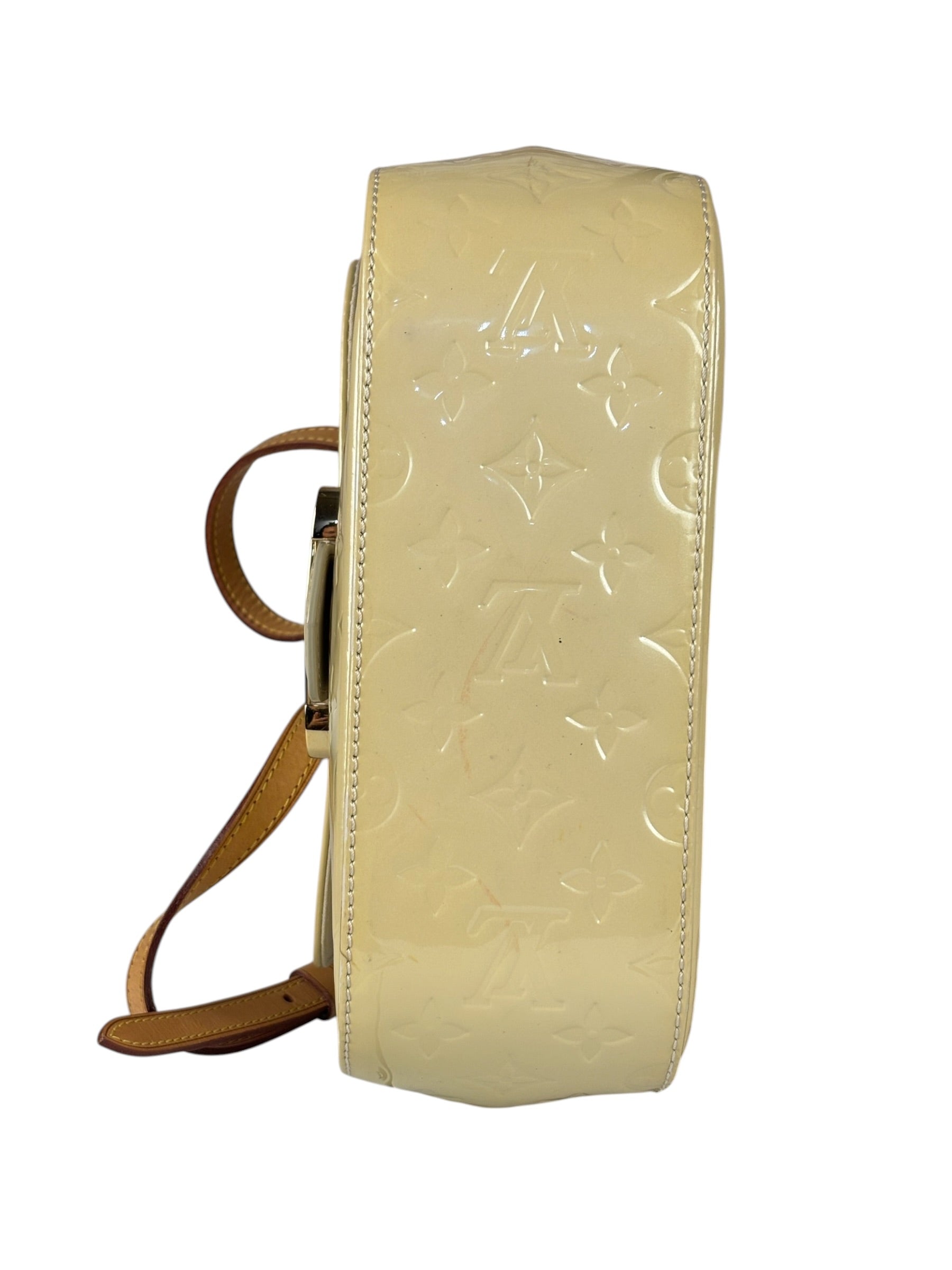 Louis Vuitton Yellow Monogram Vernis Bellflower GM Shoulder Bag