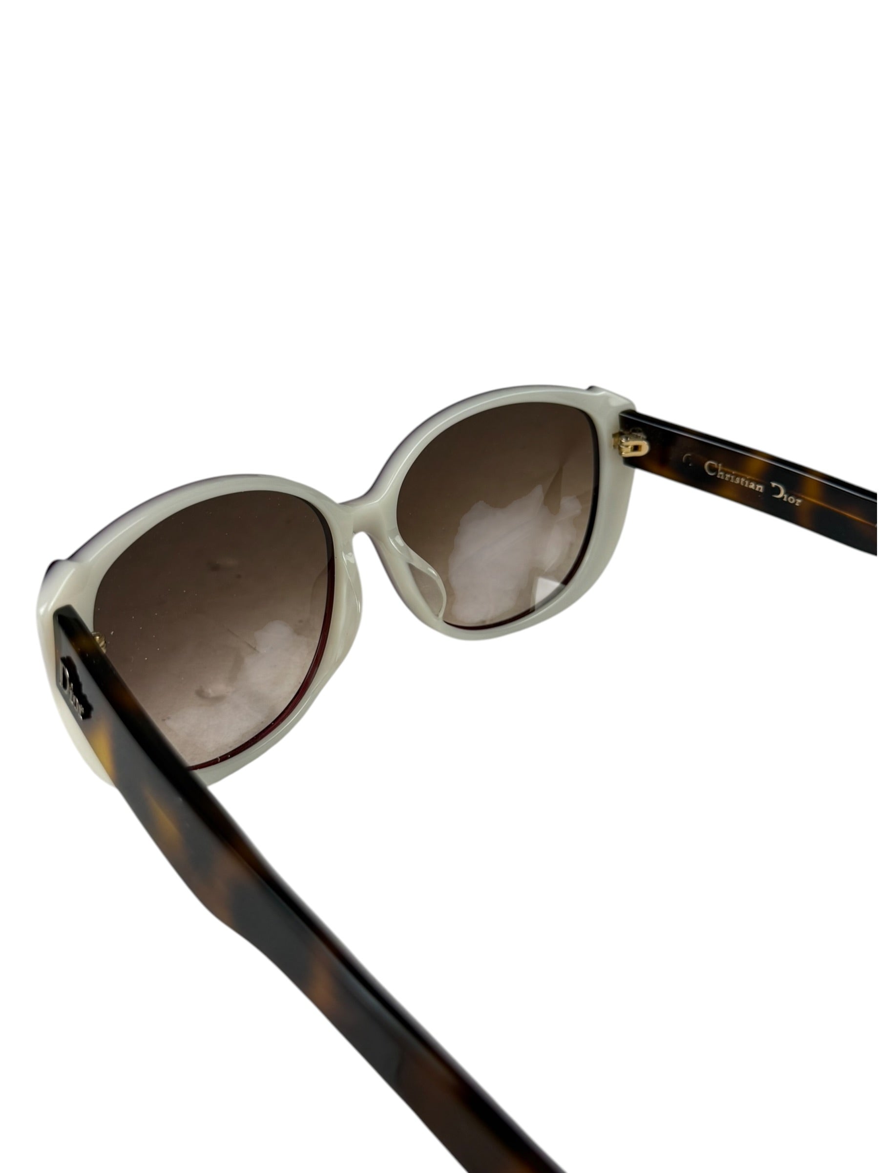 Christian Dior Cat-Eye Red-White Acetate Summerset F Frame