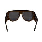 Bally 60mm Blue Lenses Geometric Sunglasses