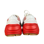 Gucci White Pink Reflective Mesh/Leather Chunky Sneaker
