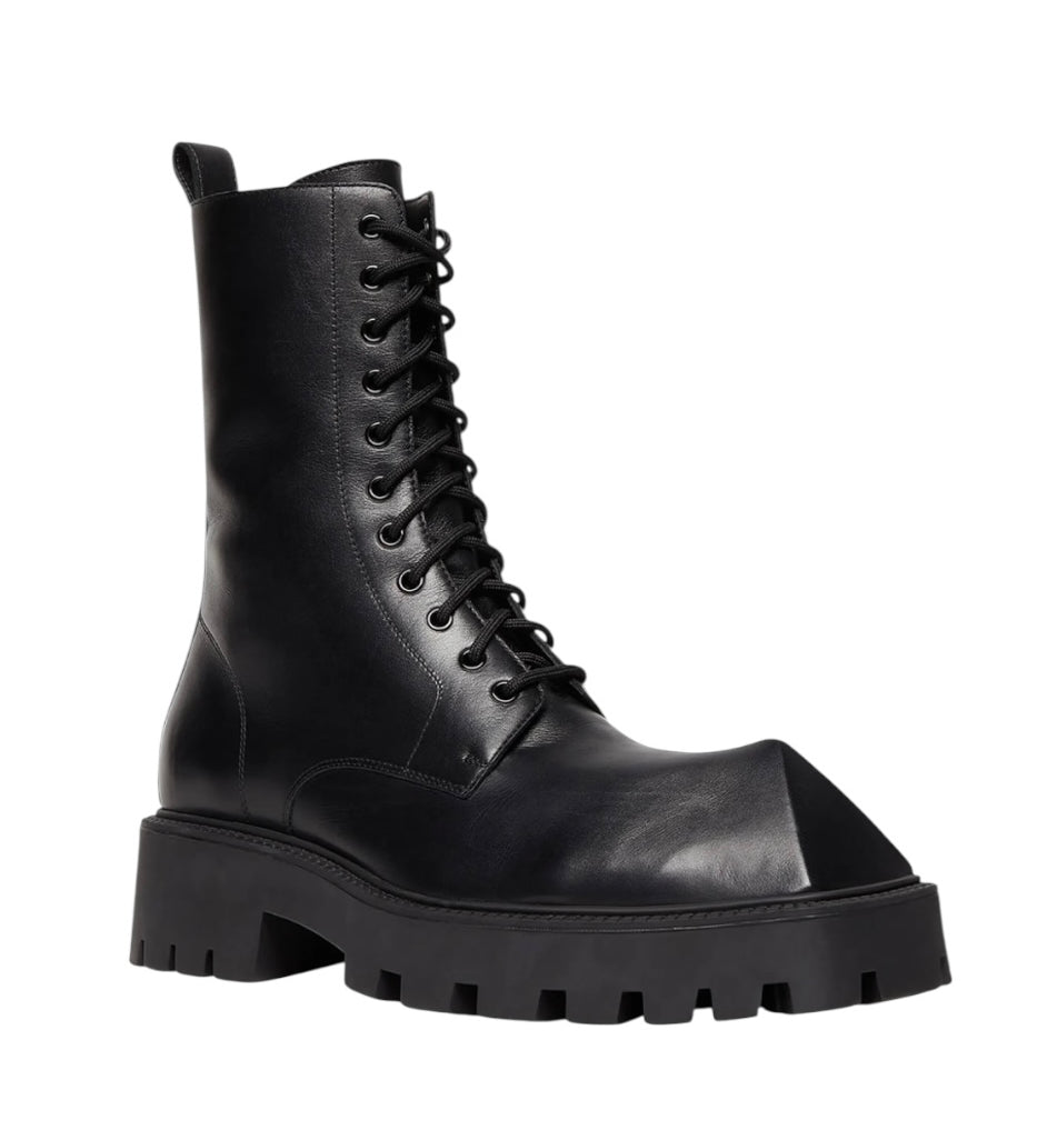 Balenciaga Rhino 25mm Lace-Up Boots