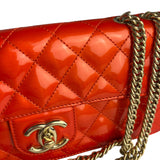Chanel Red Metallic Evening Star Flap Bag 2008