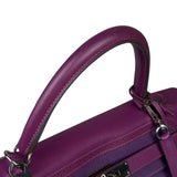 Hermes Kelly 35 Purple Ghillies Swift Togo Leather Handbag 2015