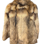 Vintage Golden/Brown Fox Fur Coat