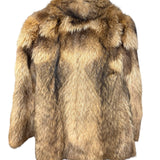 Vintage Golden/Brown Fox Fur Coat