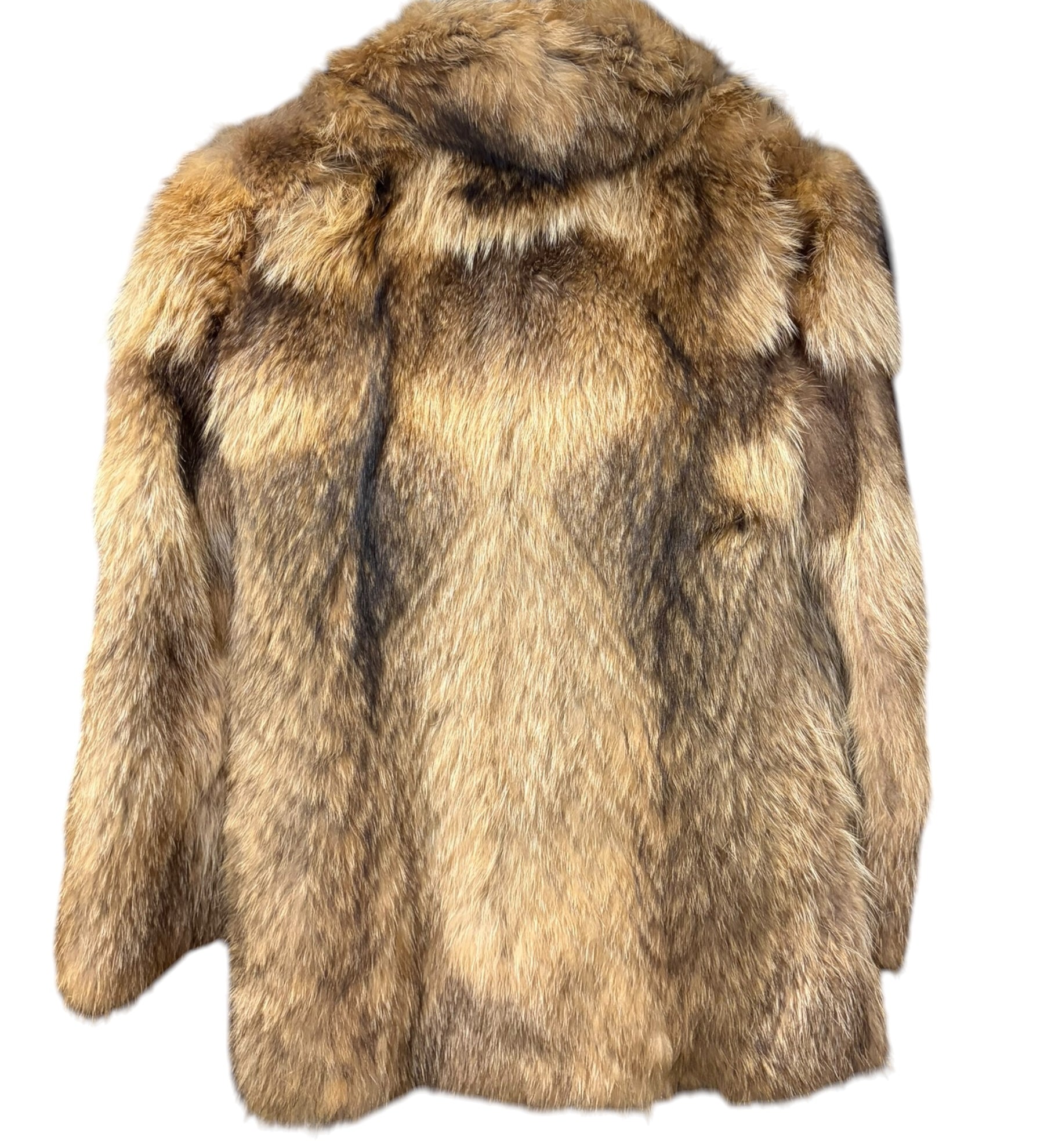 Vintage Golden/Brown Fox Fur Coat