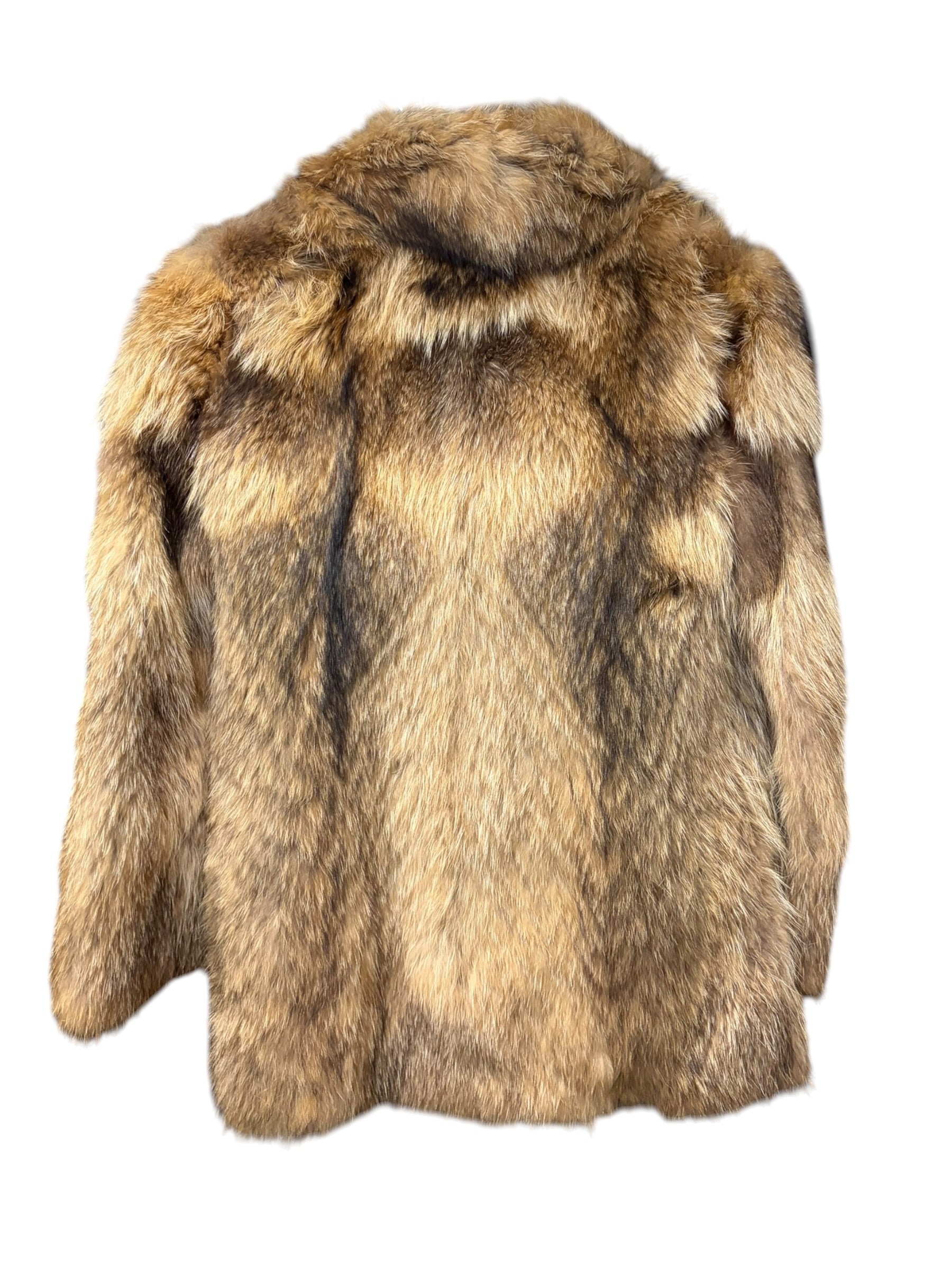 Vintage Golden/Brown Fox Fur Coat