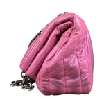 Balenciaga Pink Quilted Leather Chain Shoulder Bag
