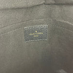 Louis Vuitton Black Leather/ Monogram Marignan 2Way Bag
