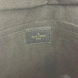 Louis Vuitton Black Leather/ Monogram Marignan 2Way Bag
