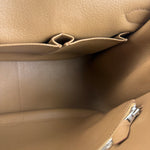 Hermes Jypsiere Tan Clemence Leather Shoulder Bag 2008