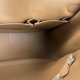 Hermes Jypsiere Tan Clemence Leather Shoulder Bag 2008