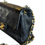 Chanel Black Leather Classic Mini Flap Bag ‘94-‘96