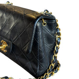 Chanel Black Leather Classic Mini Flap Bag ‘94-‘96