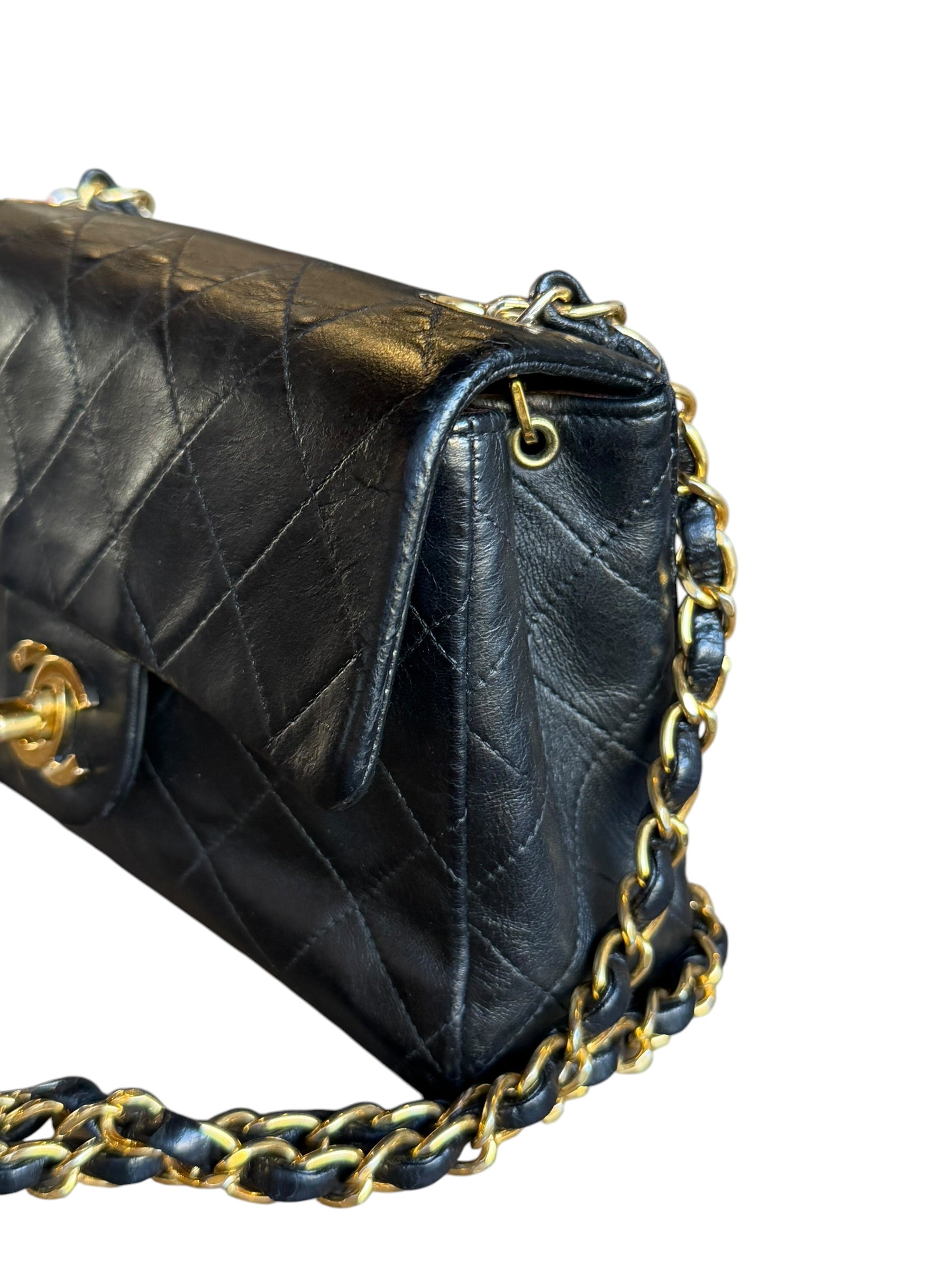 Chanel Black Leather Classic Mini Flap Bag ‘94-‘96