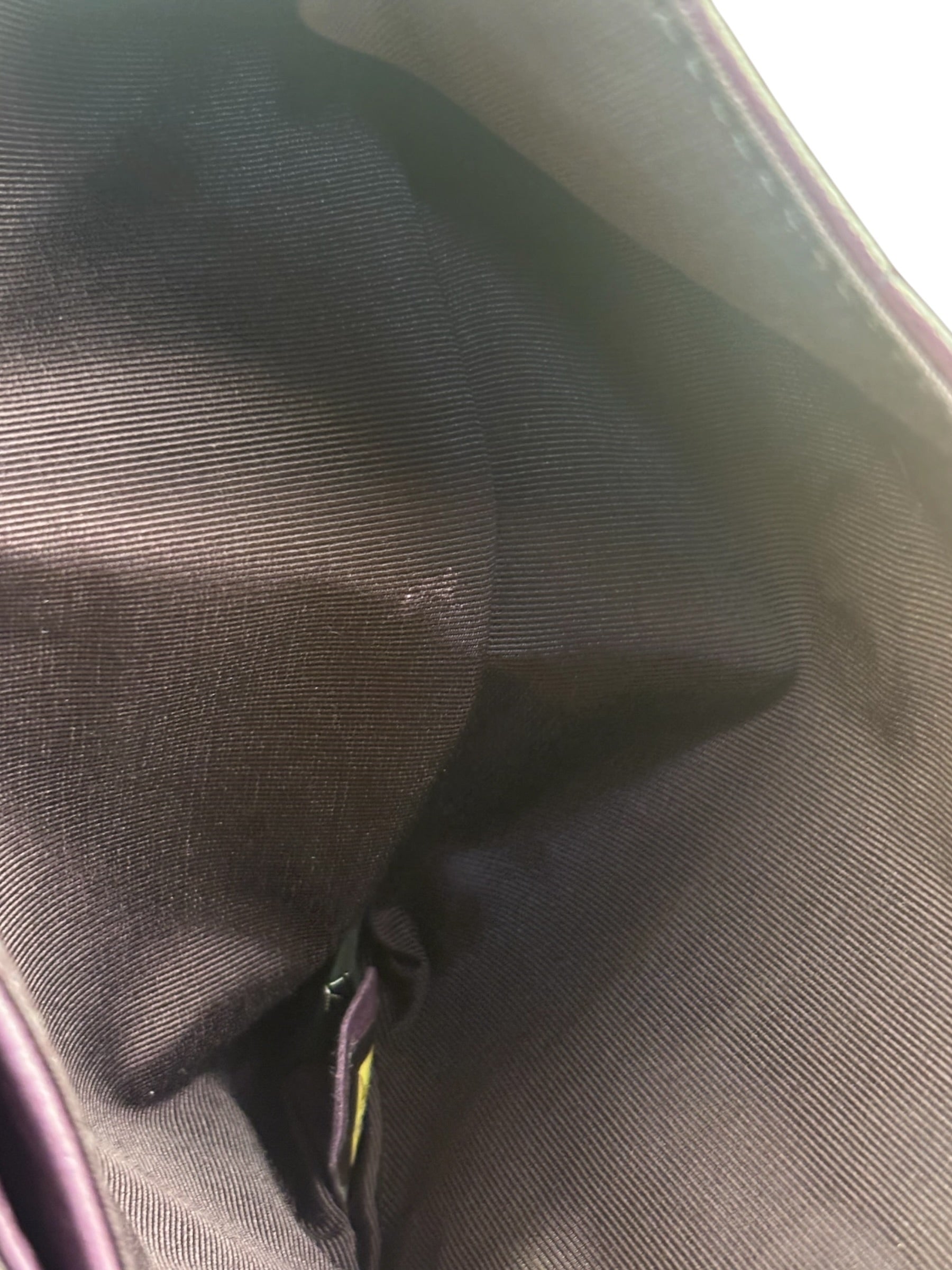 Chanel Purple Lambskin Ball Button Flap 2001