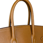 Hermes Birkin 35 Gold Brown Togo Leather Handbag 2001