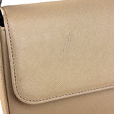 Burberry Vintage Saffiano Leather Flap Shoulder Bag
