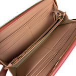 Chloe Pink Leather Envelope Long Wallet