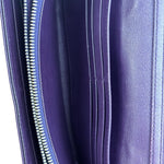 Christian Dior Purple Leather Diorama Wallet on Chain Bag