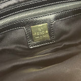 Fendi Vintage Black Sequin Baguette Shoulder Bag